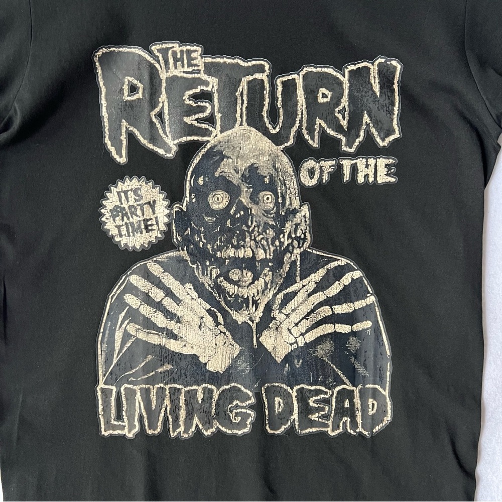 The Return of the Living Dead Black Graphic T-Shirt - Picture 2 of 4